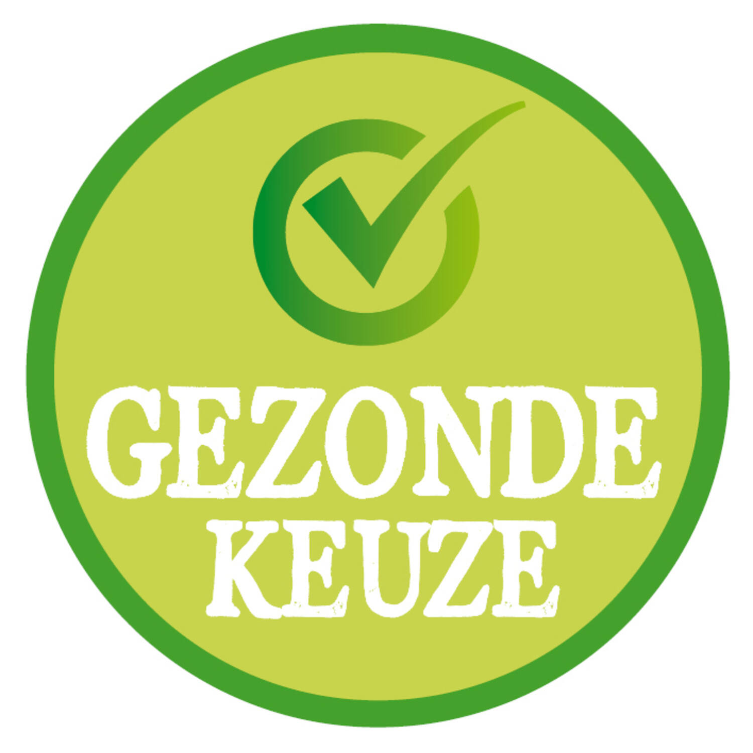 STICKERS 'GEZONDE KEUZE'  1000st/rol